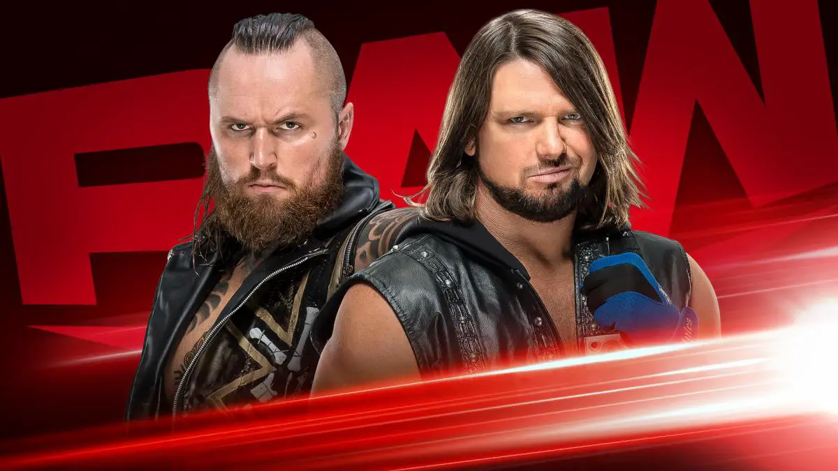 Aleister Black vs AJ Styles WWE RAW 2 March 2020