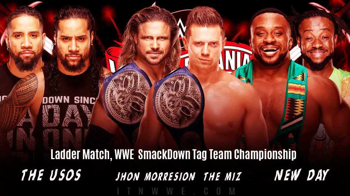 WWE SmackDown Tag Team Championship WWE WrestleMania 36 2020
