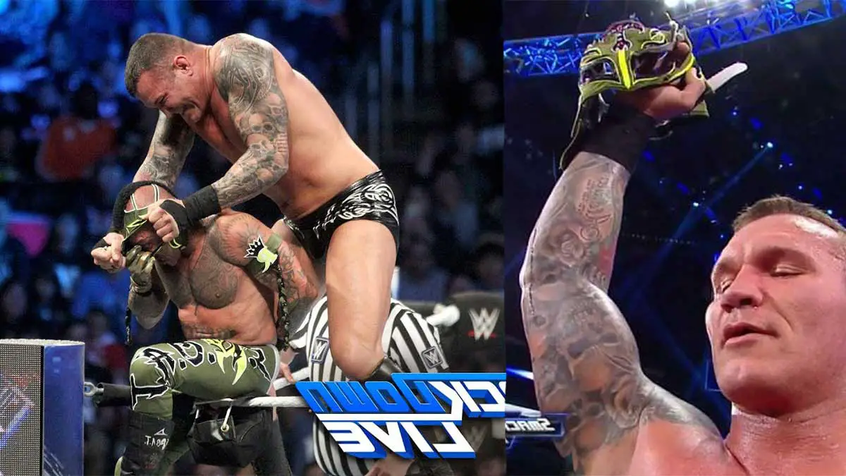 randy orton unmasked rey mysterio 