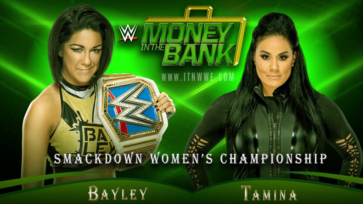 Bayley(c) vs Tamina Snuka Money in the Bank 2020