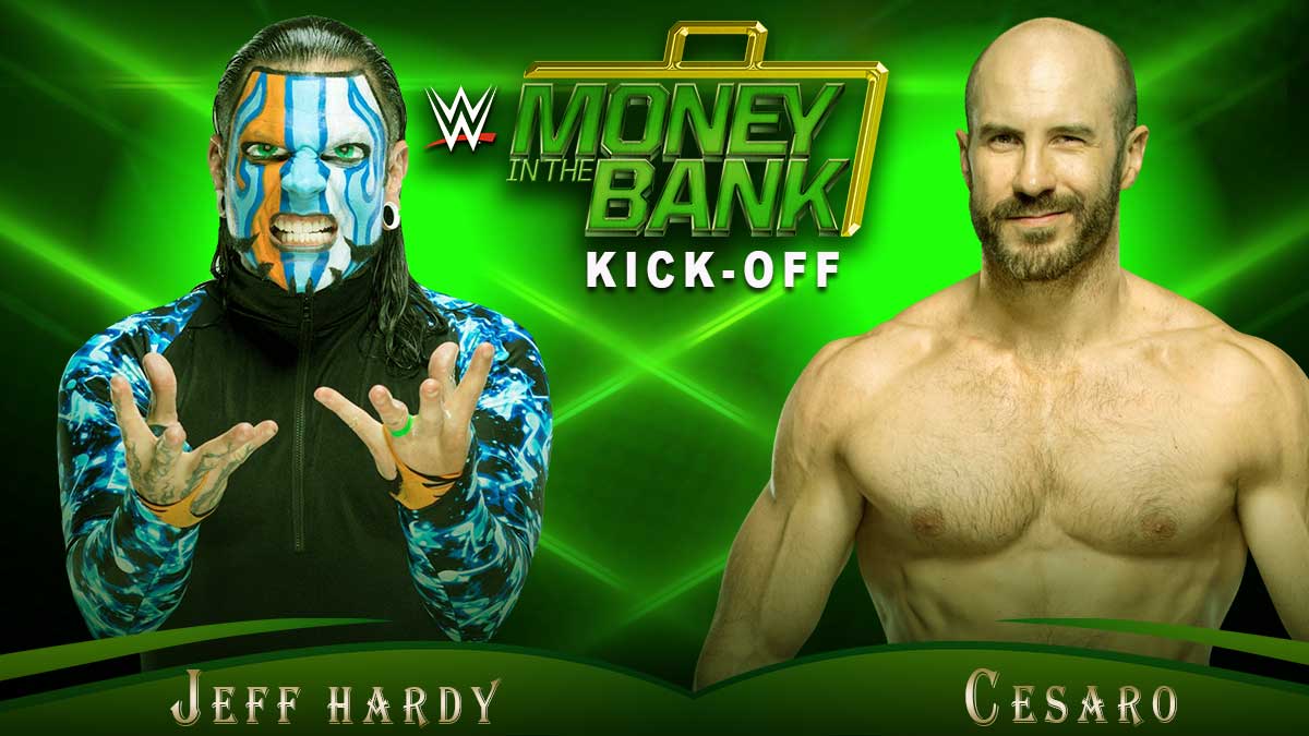 Jeff Hardy vs Cesaro Kick-Off Money In The Bank 2020
