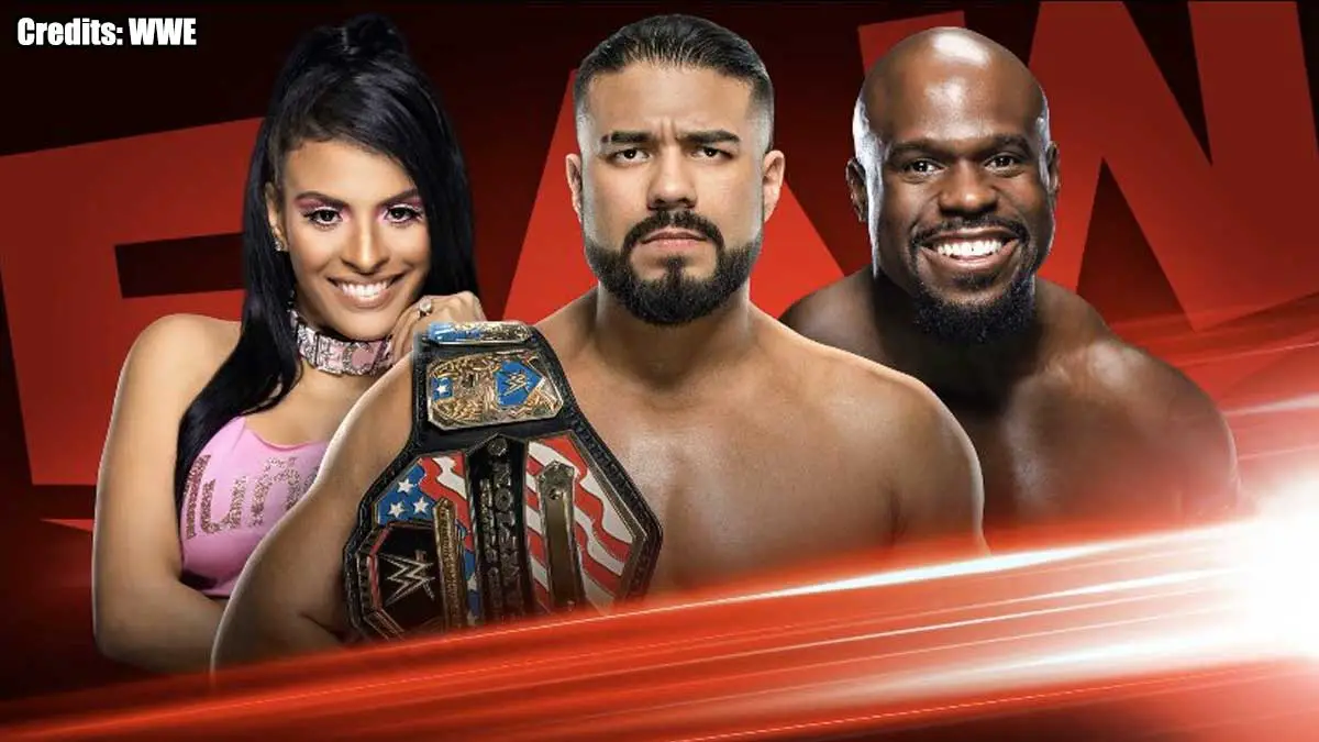 Andrade vs Apollo Crews WWE RAW 25 May 2020