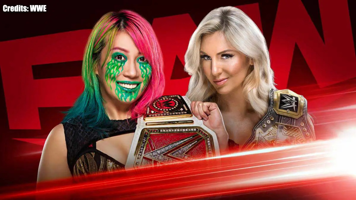Asuka vs Charlotte Flair WWE RAW 1 June 2020