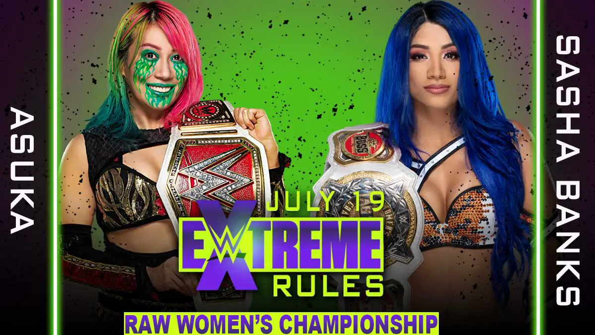 Asuka vs Sasha Banks Extreme Rules 2020