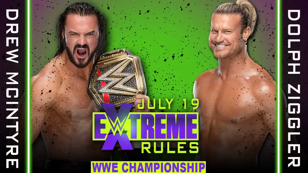Drew Mcintyre vs Dolph Ziggler WWE Extreme Rules 2020