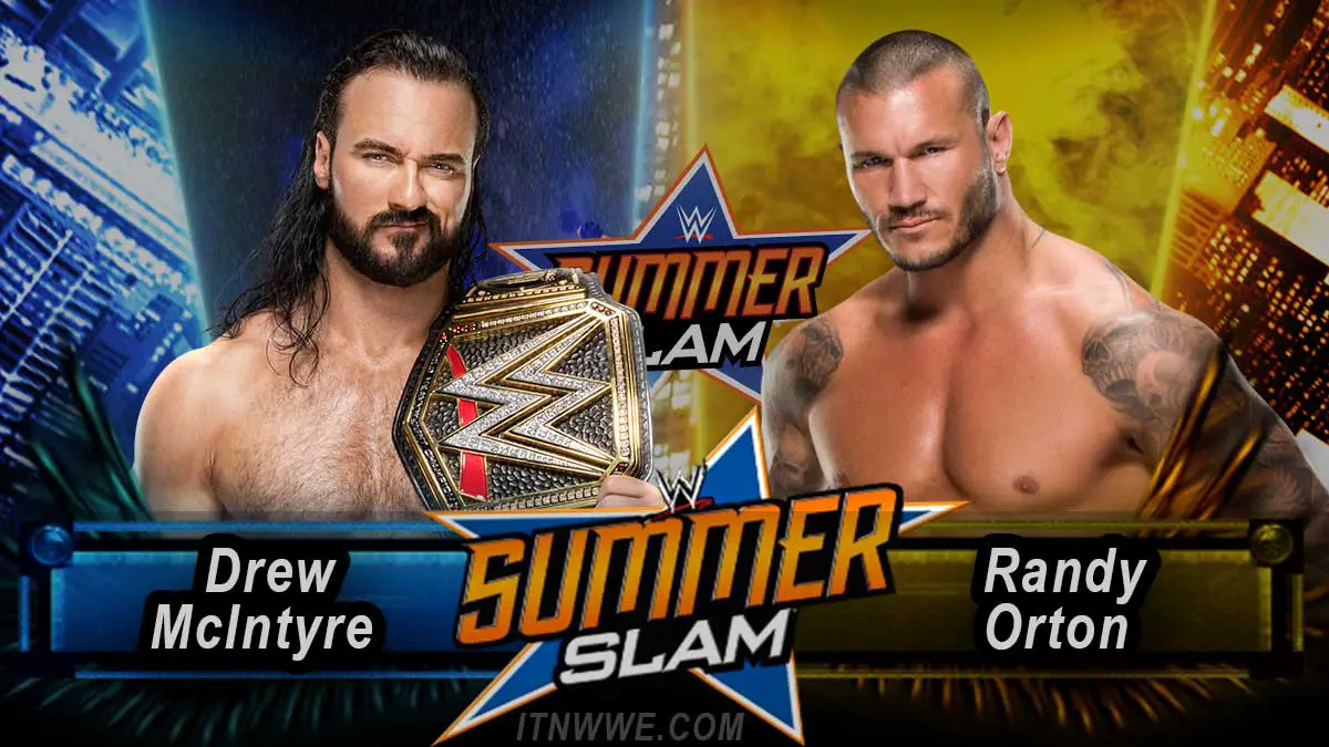 Drew McIntyre vs Randy Orton SummerSlam 2020