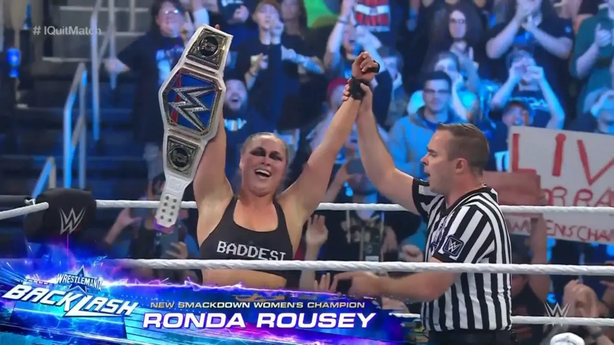 Ronda Rousey Wrestlemania Backlash 2022