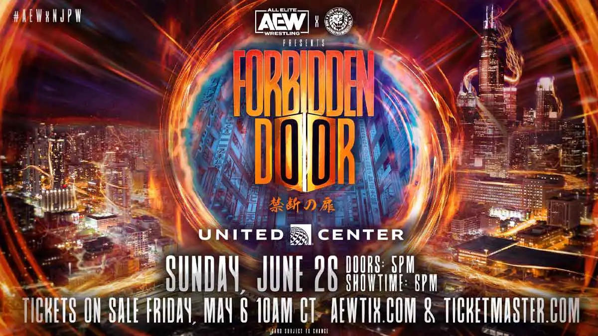 AEW x NJPW Forbidden Door 2022 Card, Tickets, Venue, Date