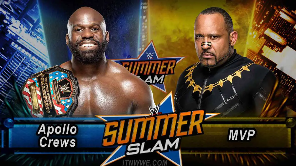 Apollo Crews vs MVP WWE SummerSlam 2020