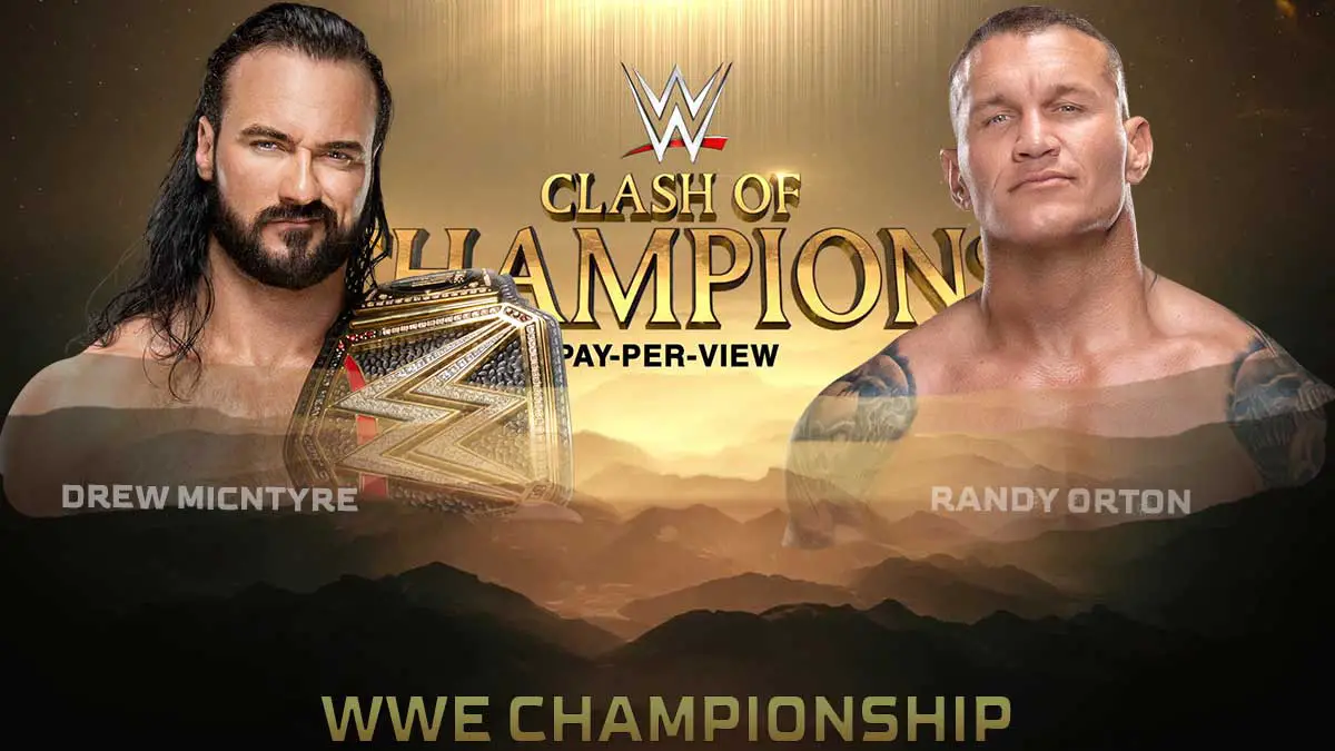 Drew-Mcintyre-vs-Randy-orton-WWE-Championship-Clash-of-champions-2020