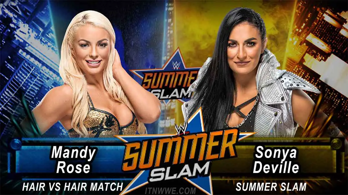 Sonya Deville vs Mandy Rose SummerSlam 2020