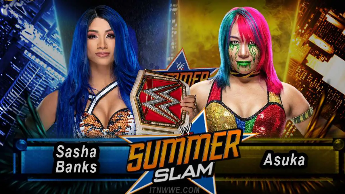 Sasha Banks vs Asuka WWE SummerSlam 2020