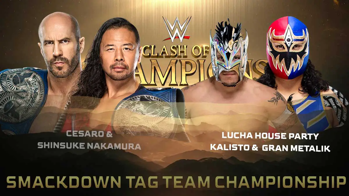  WWE SmackDown Tag Team Championship WWE Clash of Champions 2020