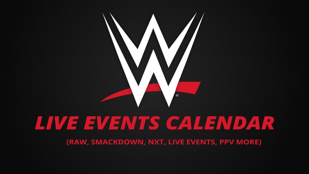 wwe live tour schedule