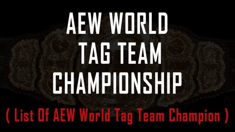 List Of AEW World Tag Team Champions & Championship