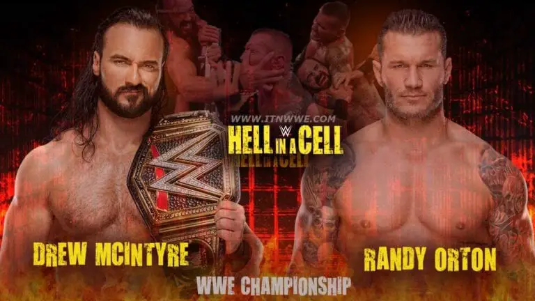 Drew McIntyre vs Randy Orton Booked Inside Hell in a Cell
