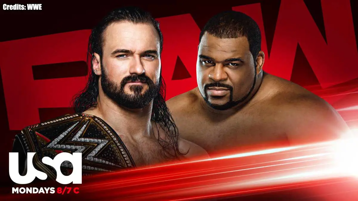 Drew McIntyre vs Keith Lee RAW 14 Sept