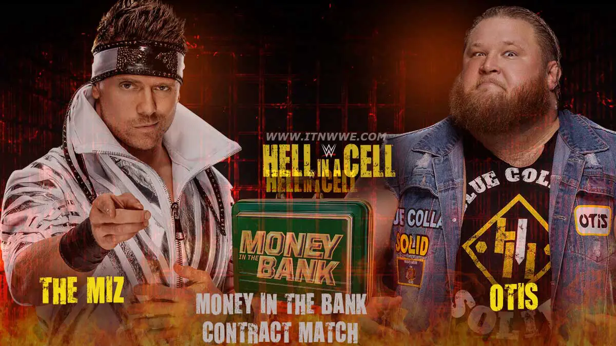 Otis vs The Miz Money In The Bank Cntract Match at Hell In A Cell 2020