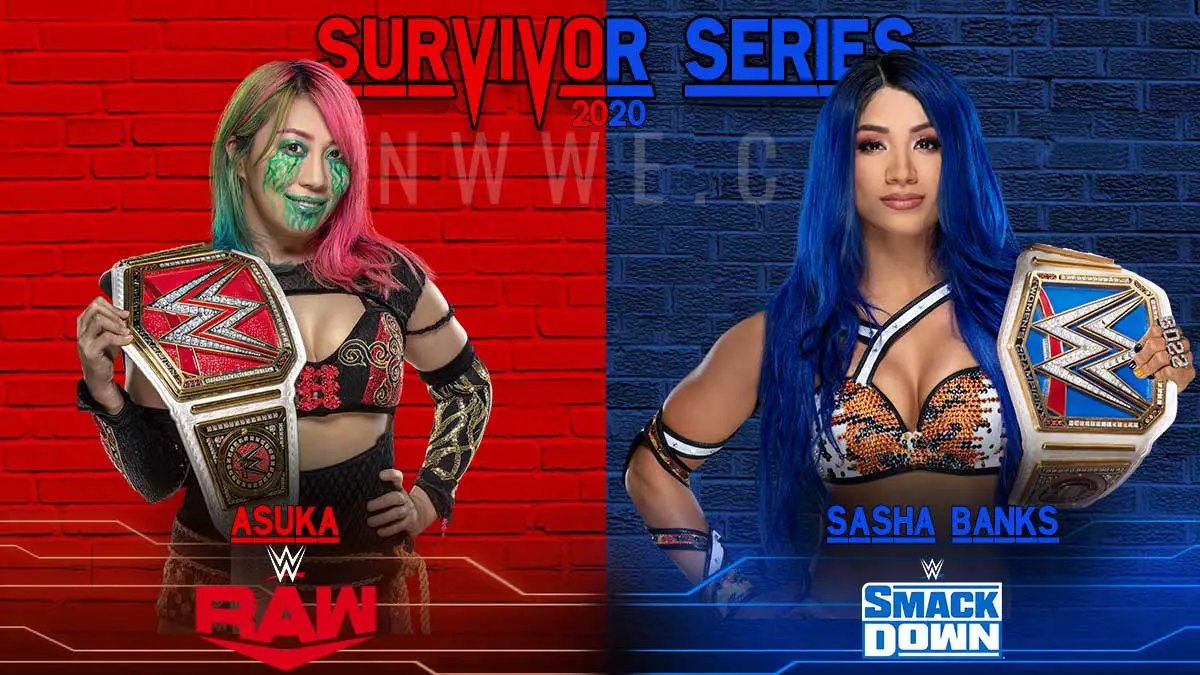 Asuka vs Sasha Banks WWE Survivor Series 2020