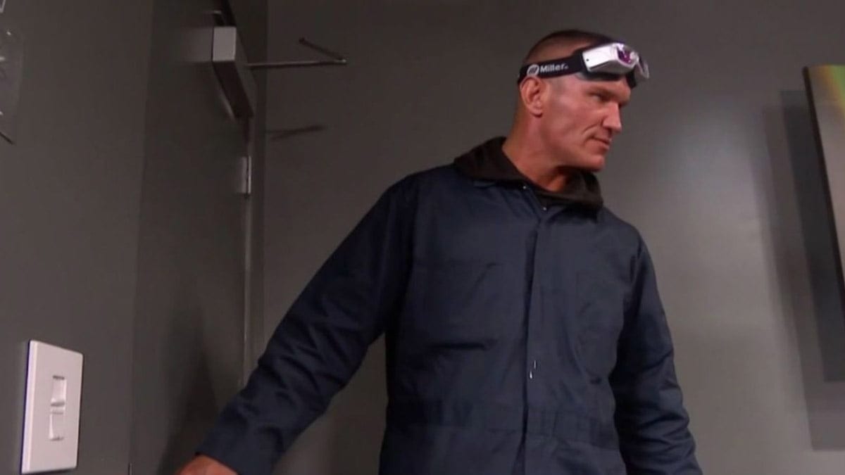 Randy Orton as Janitor WWE RAW 28 September 2020