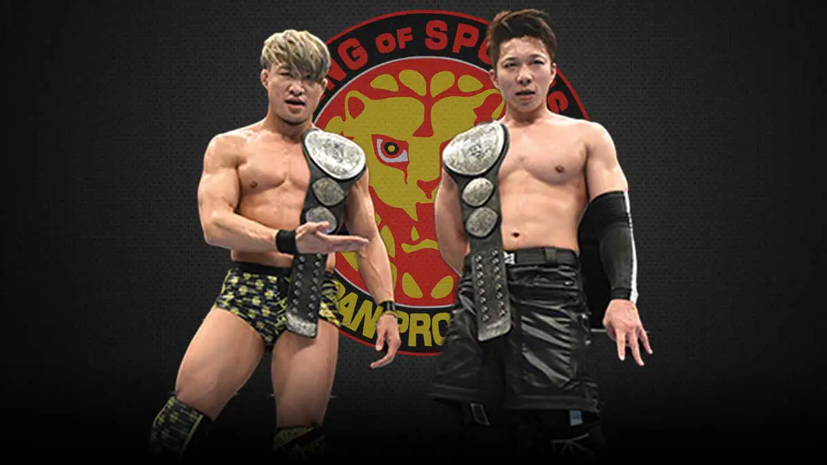 Roppongi 3K (Sho and Yoh) NJPW IWGP Junior Heavyweight Tag Team Champions