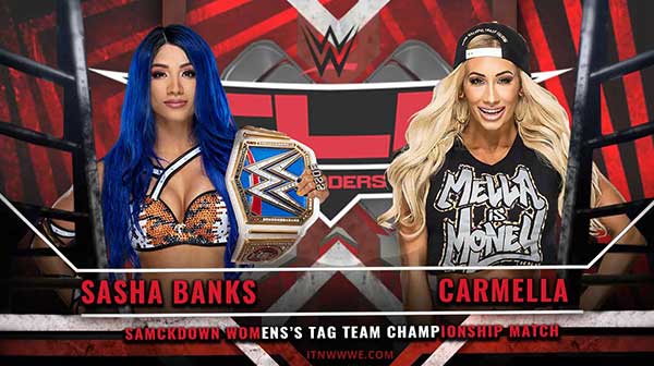 Sasha Banks vs Carmella WWE TLC 2020