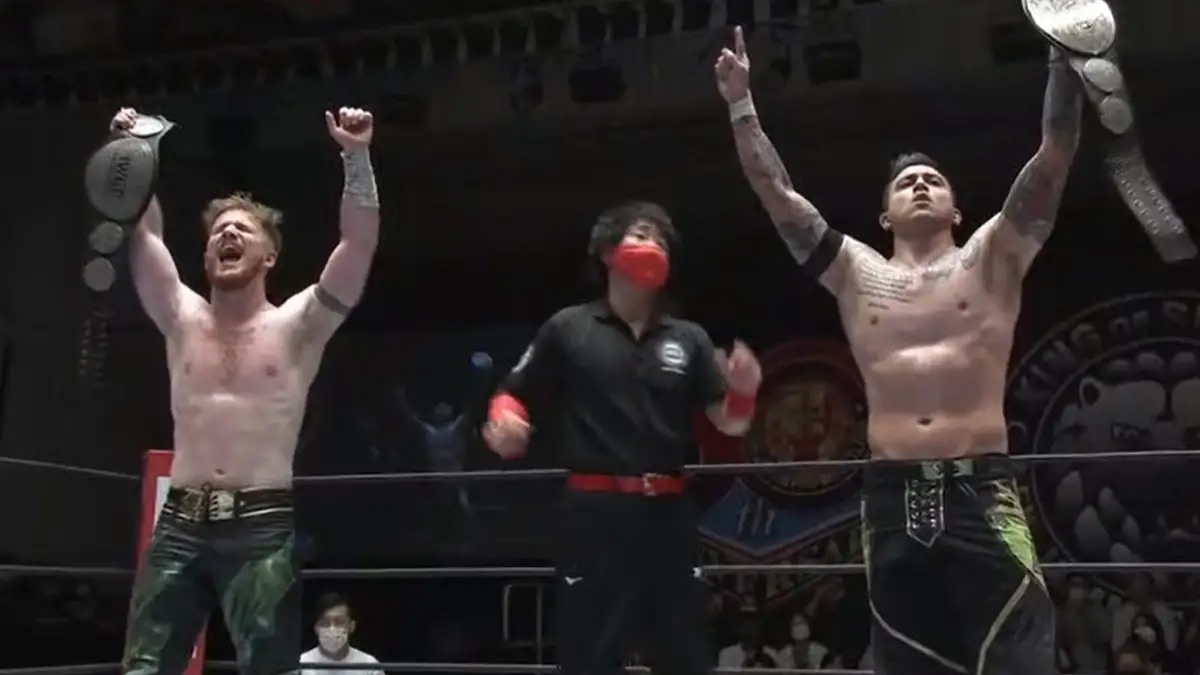 TJP & Francesco Akira NJPW IWGP Junior Heavyweight Champions 