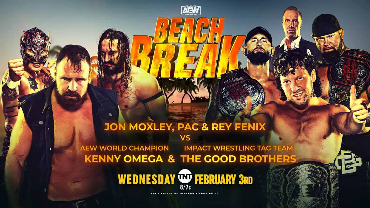 Kenny Omega vs Jon Moxley AEW Beach Break 2021