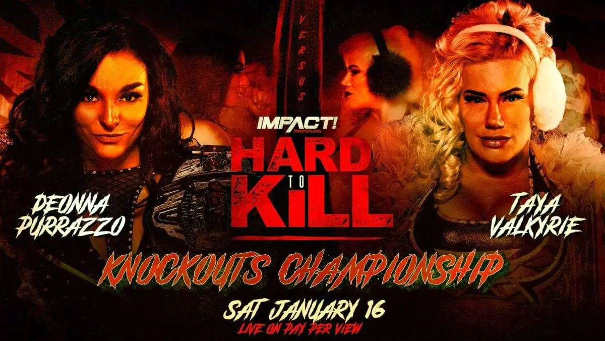 Deonna Purrazo(c) vs Taya Valkyrie - Impact Knockout Championship