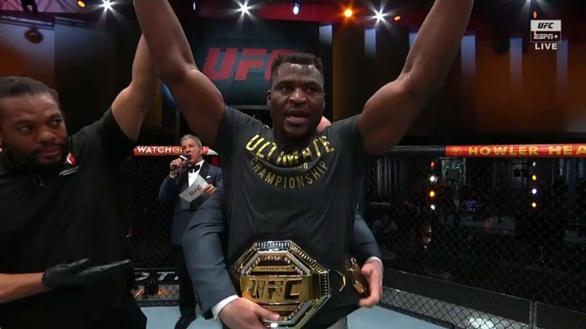 Francis Ngannou UFC Heaveyweight Champion