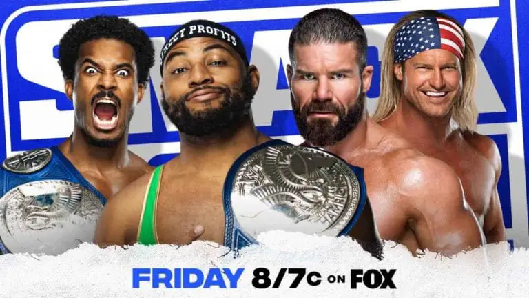 Street PRofits vs Ziggler & Roode Match at WWE SmackDown 8 January 2020