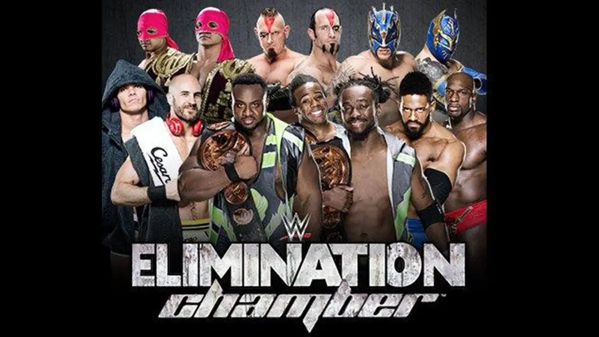 Elimination Chamber 2015 Elimination Chamber Match For WWE Tag Team Championship