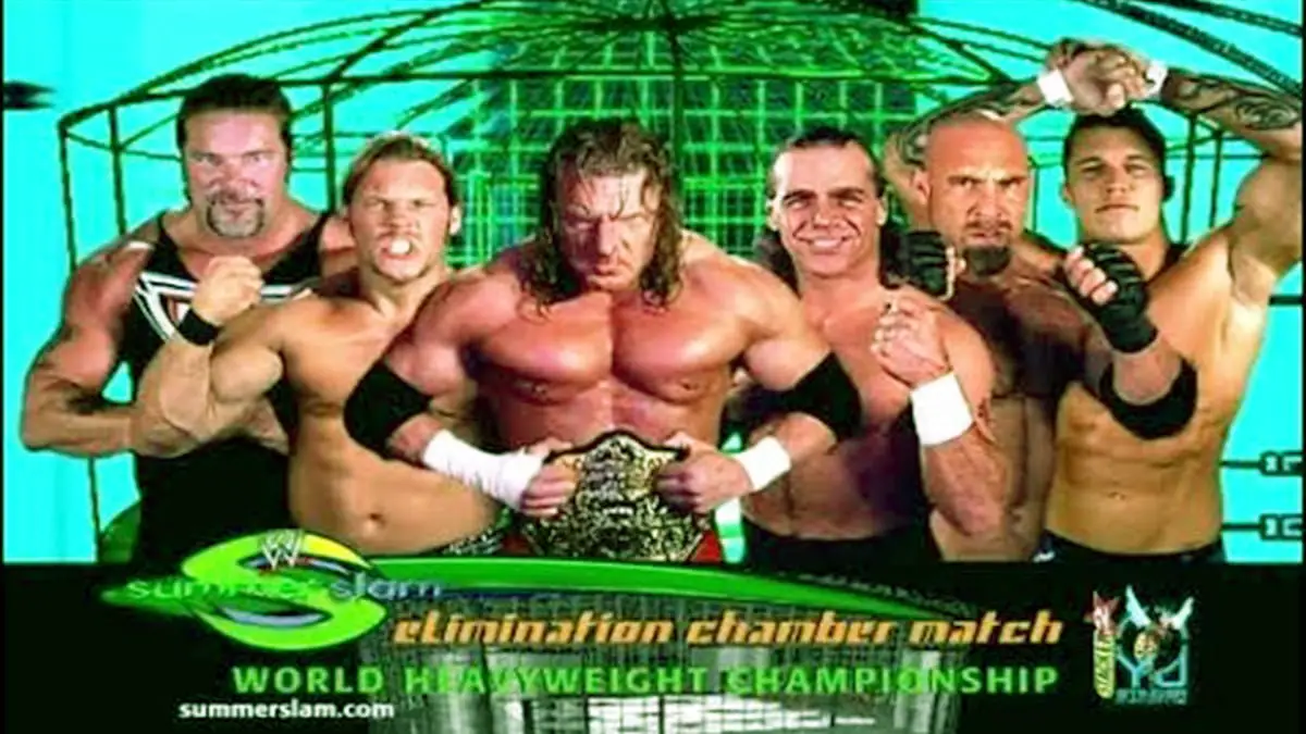 SummerSlam 2003 Elimination Chamber Match For World Heavyweight Championship