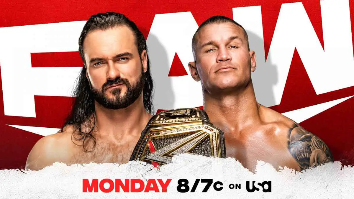 Drew McIntyre vs Randy Orton RAW 8 February 2021