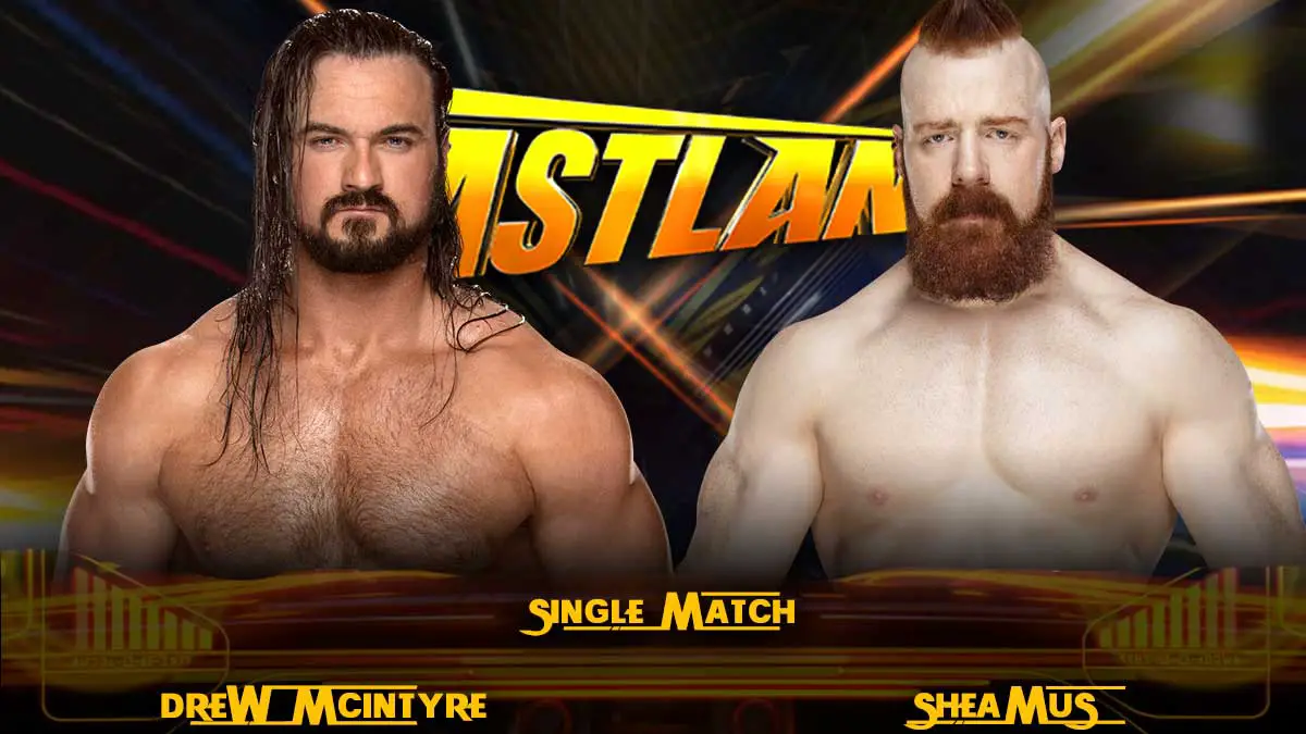 Drew McIntyre vs Sheamus WWE Fastlane 2021