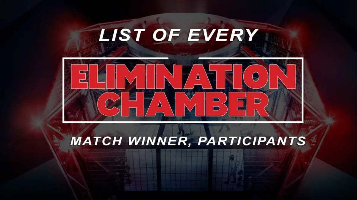 Elimination chamber winner list 