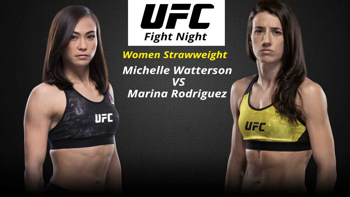 UFC Fight Night Michelle Watterson vs Marina Rodriguez
