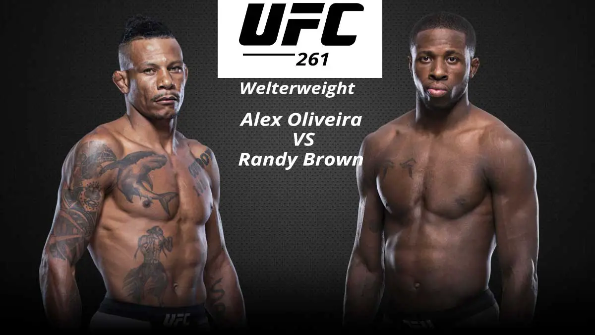 Alex Oliveira vs Randy Brown UFC 261