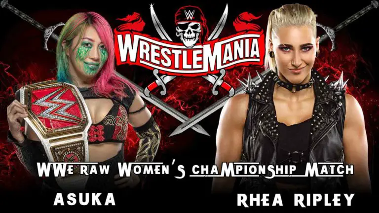 Asuka vs Rhea Ripley Confirmed For WrestleMania 37