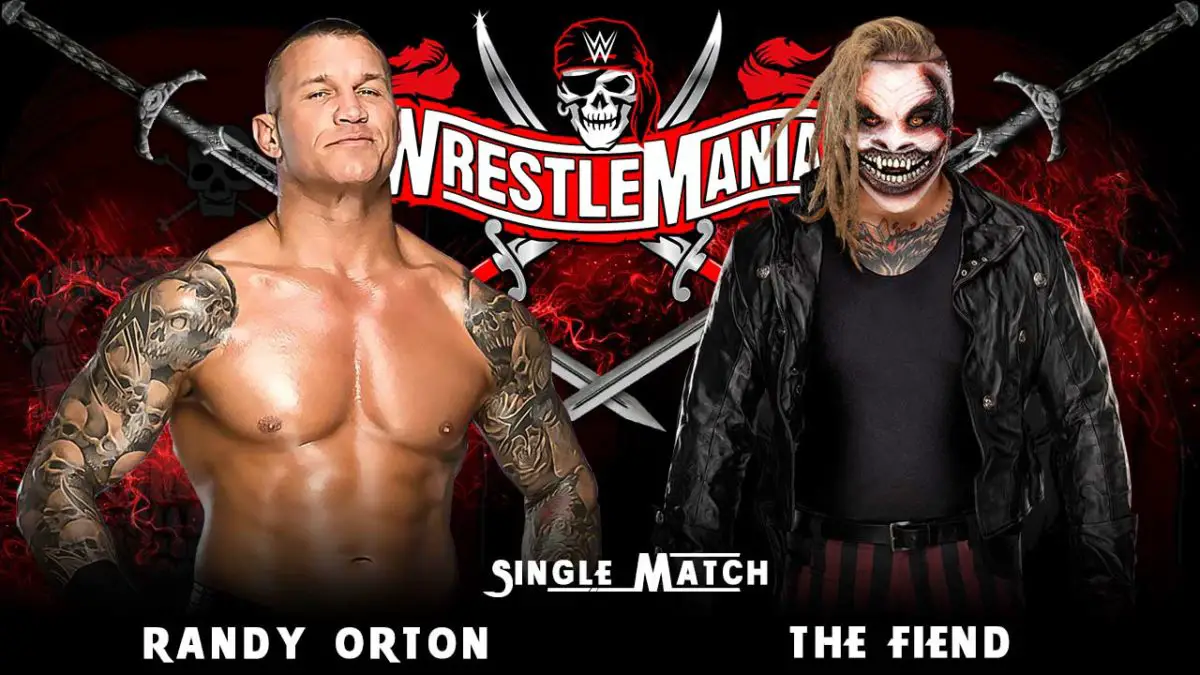 Randy Orton vs The Fiend WWE WrestleMania 37