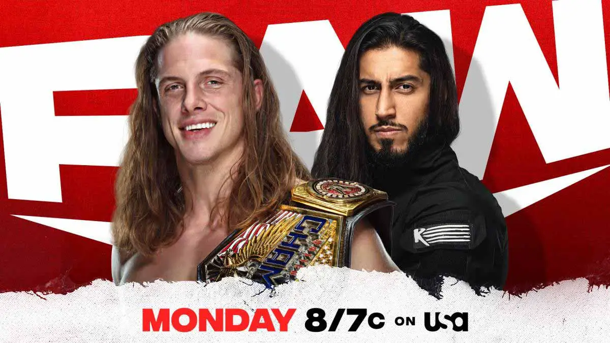 Matt Riddle vs Mustafa Ali WWE RAW 15 March 2021