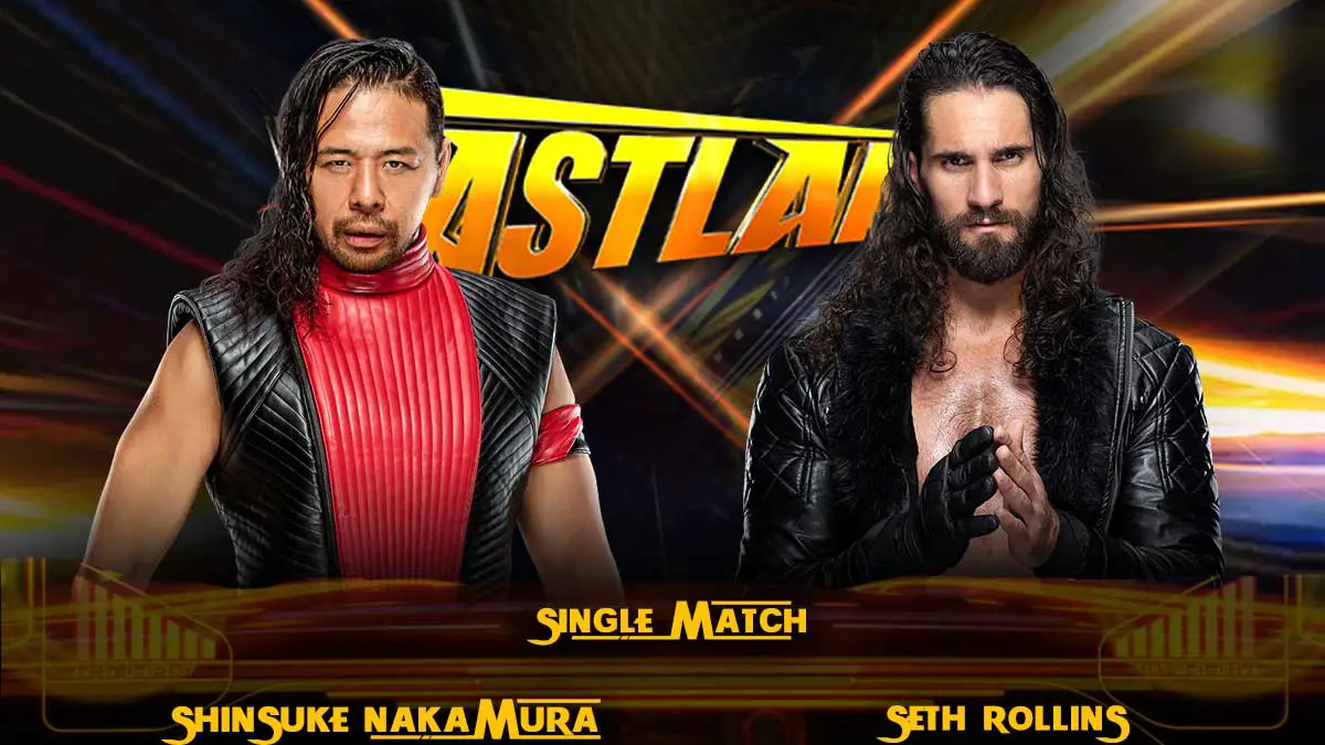Nakamura vs Seth Rollins WWE Fastlane 2021