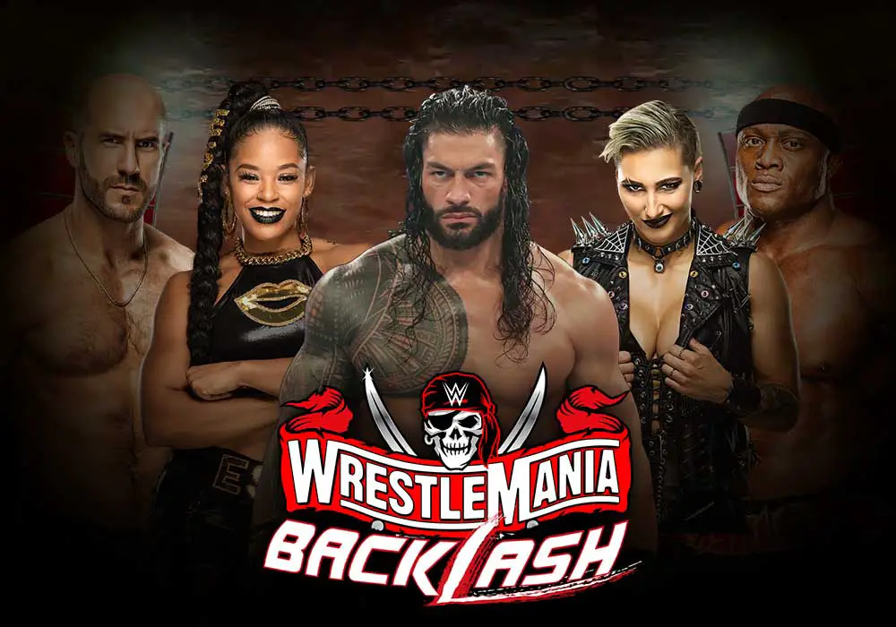 WWE Wrestlemania Backlash 2021 poster