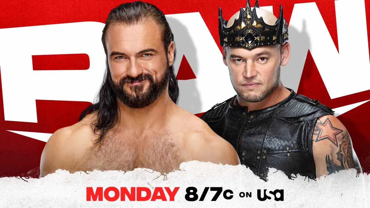 Drew McIntyre vs Baron Corbin WWE RAW 5 April 2021