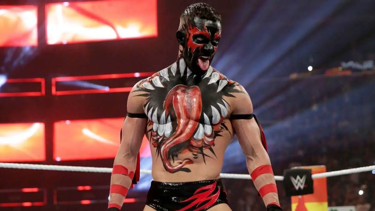 Finn Balor in his Demon King Character