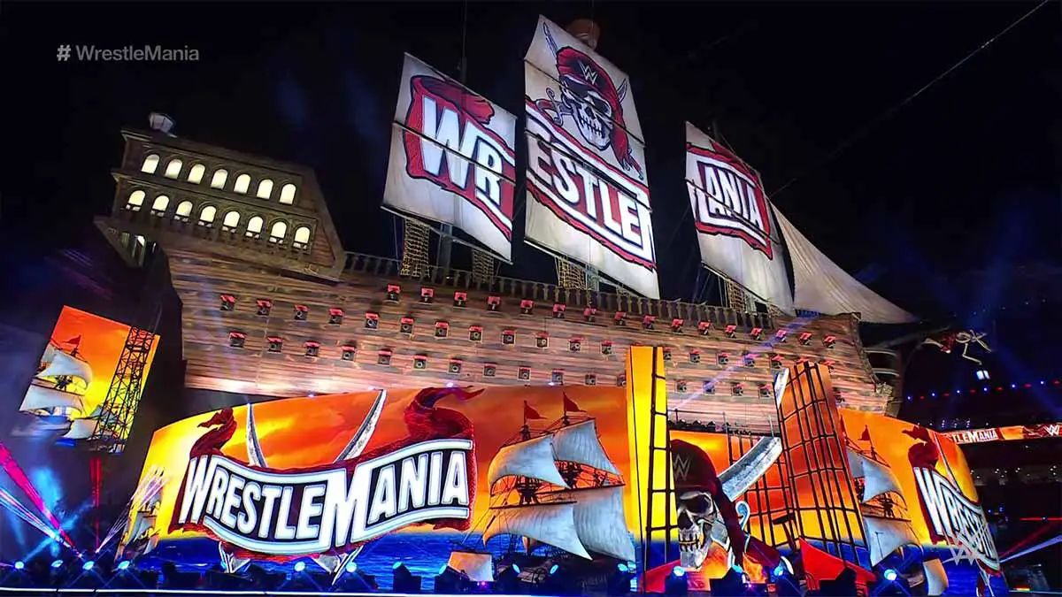 WrestleMania 37 Pirate Ship Set