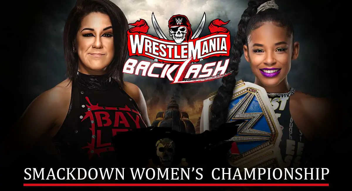 Bianca Belair vs Bayley Wrestlemania Backlash 2021