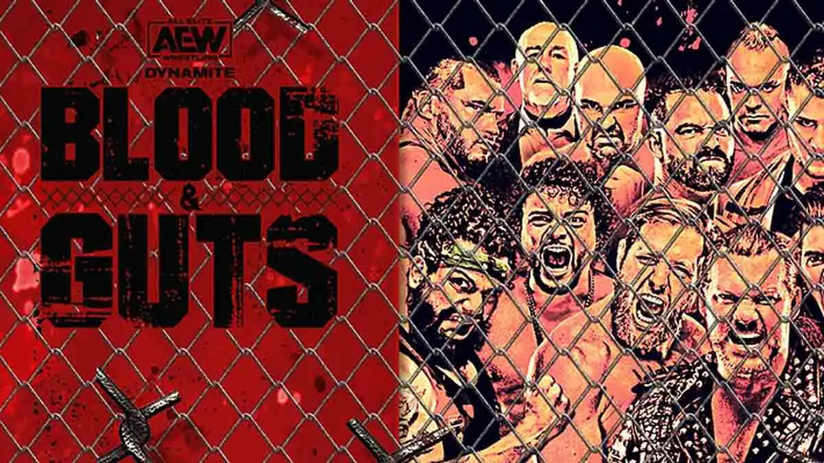 AEW Blood & Guts match 2021 - Inner Circle vs Pinnacle