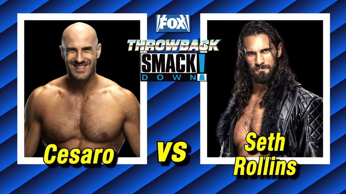 Cesaro vs Seth Rollins WWE SmackDown 7 May 2021
