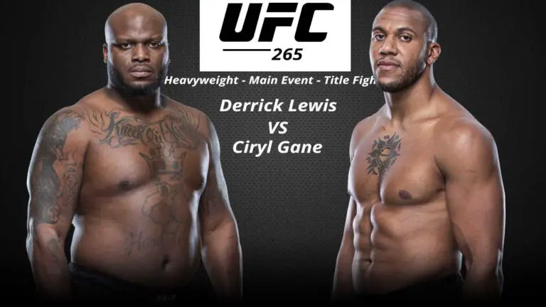 Derrick Lewis vs Ciryl Gane Interim Title Bout Announced for UFC 265